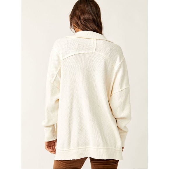 NWT. Free People Walk Away Tunic in Ivory Size : S, M Available - Picture 5 of 7